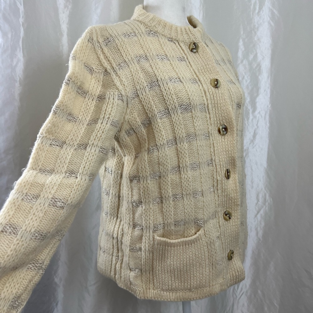 Vintage Cyril Cullen Irish Wool Cardigan